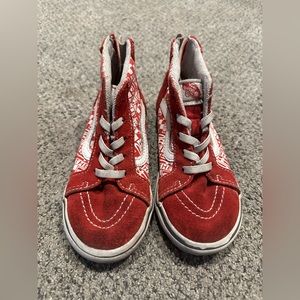 Toddler 9.5 Red Vans